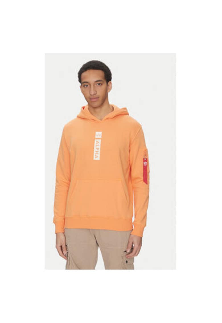 Hanorc barbati 146338 - Bumbac/Poliester - Portocaliu - Portocaliu