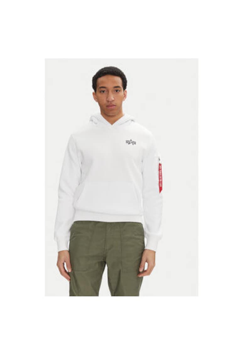 Hanorc barbati 148341 - Bumbac/Poliester - Alb - Alb