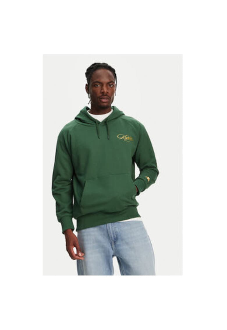 Hanorc barbati 341T54W - Bumbac organic - Verde