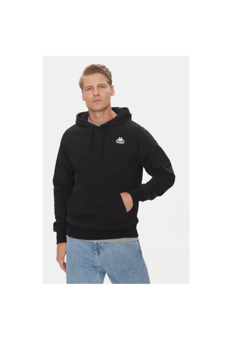 Hanorc barbati  321W7GW - Bumbac - Negru