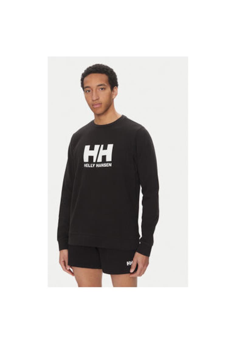 Hanorc barbati 30395 - Bumbac organic - Bleumarin - Negru