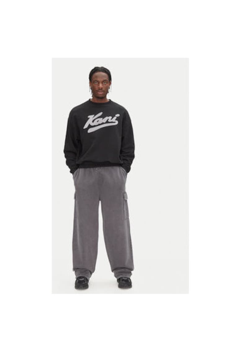 Hanorc barbati PD00005661 - Bumbac/Poliester - Negru - Negru