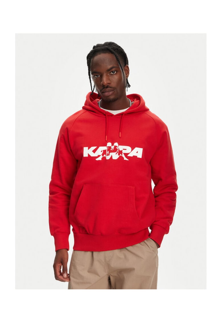 Hanorc barbati 341V57W - Bumbac organic - Rosu