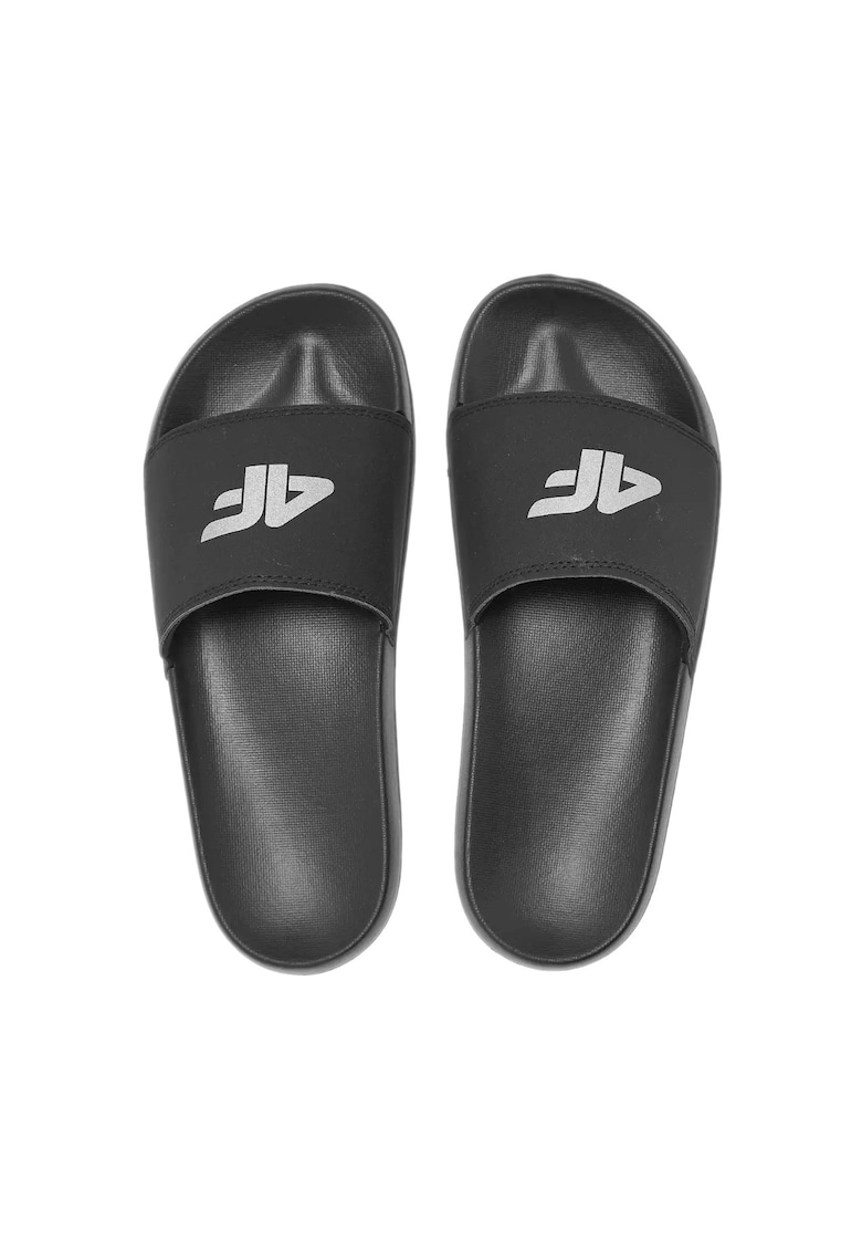 Papuci sport dama negru - sintetic