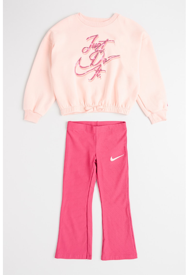 Trening cu imprimeu logo Swoosh - Fucsia/Roz somon