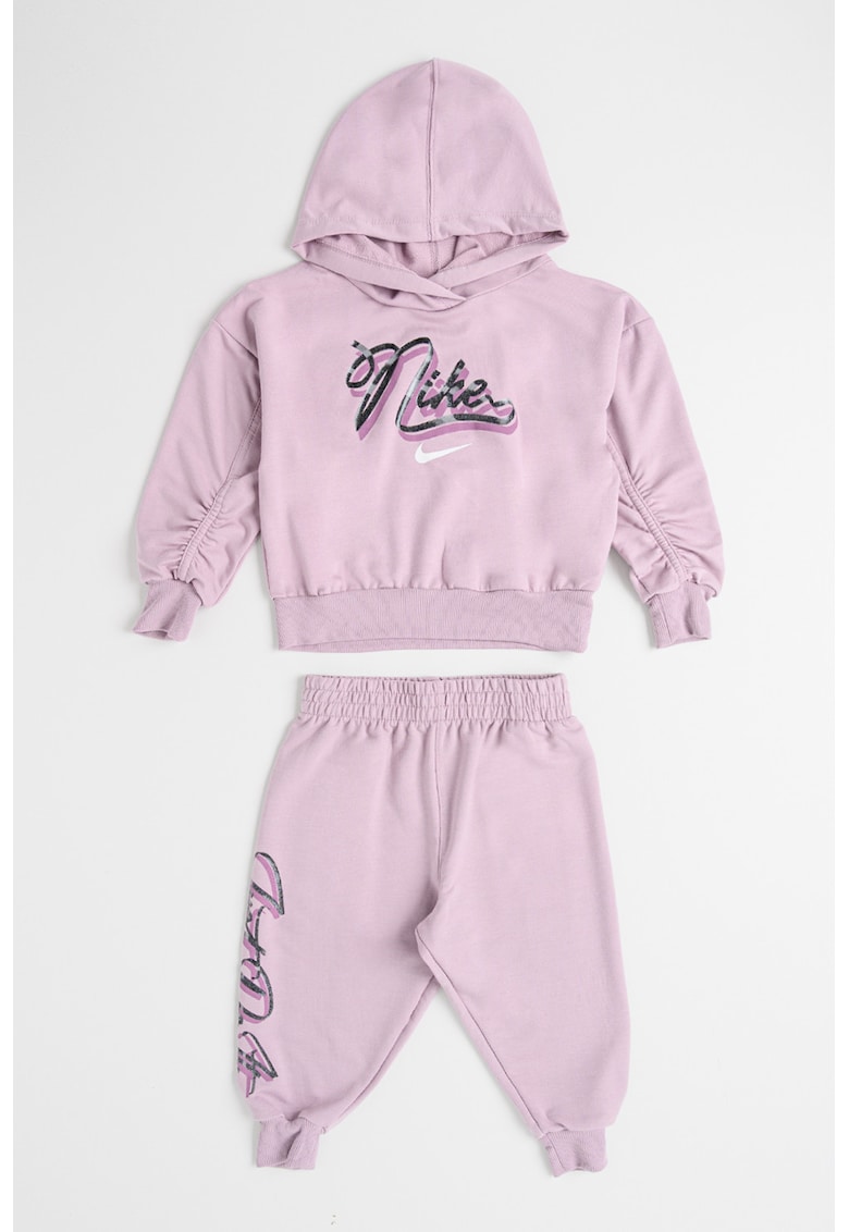 Set de pantaloni si bluza cu model on pointe Swoosh - Lila