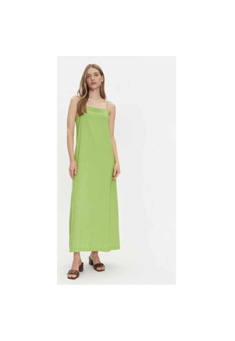 Rochie maxi din amestesc de in si vascoza