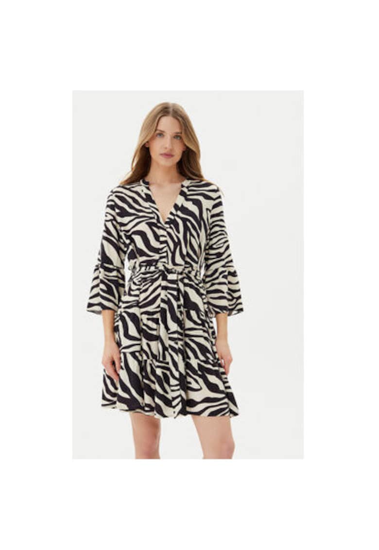 Rochie dama 10329936 - Viscoza - Negru - Negru