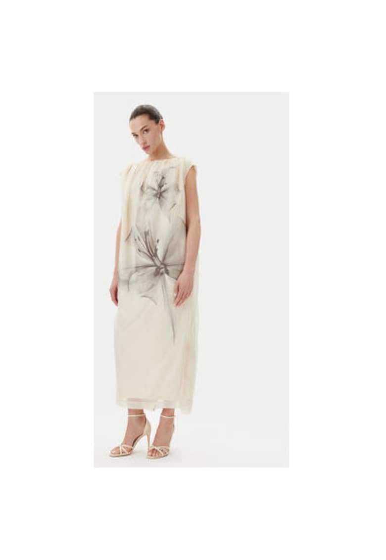 Rochie dama 5586199 - Matase - Ecru - Ecru