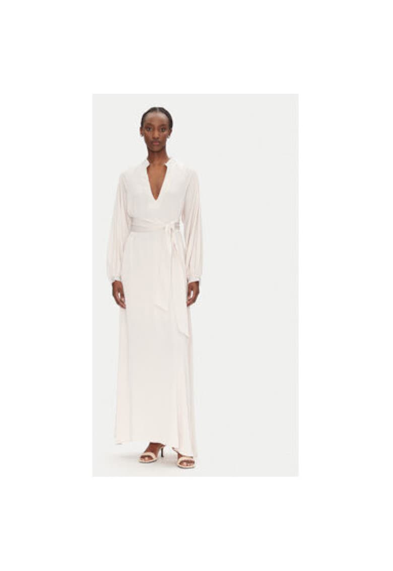 Rochie dama 53-3340 - Poliester reciclat/Poliester - Bej - Bej