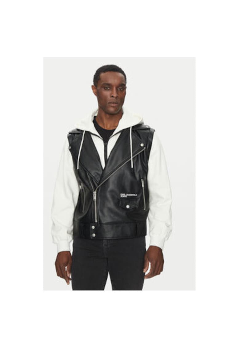 Jacheta barbati A1M15005 - Piele sintetica - M INTL - Negru