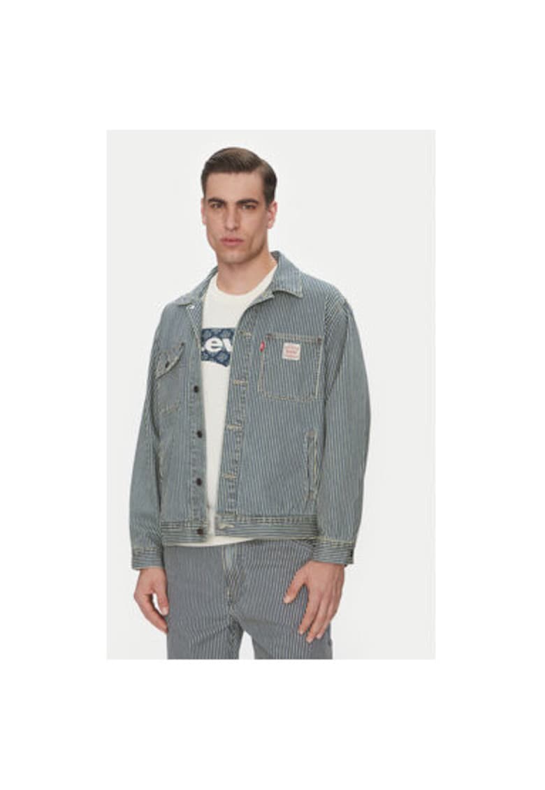 Jacheta de blugi barbati Levi S - A4820-0016 - Bumbac - Bleumarin