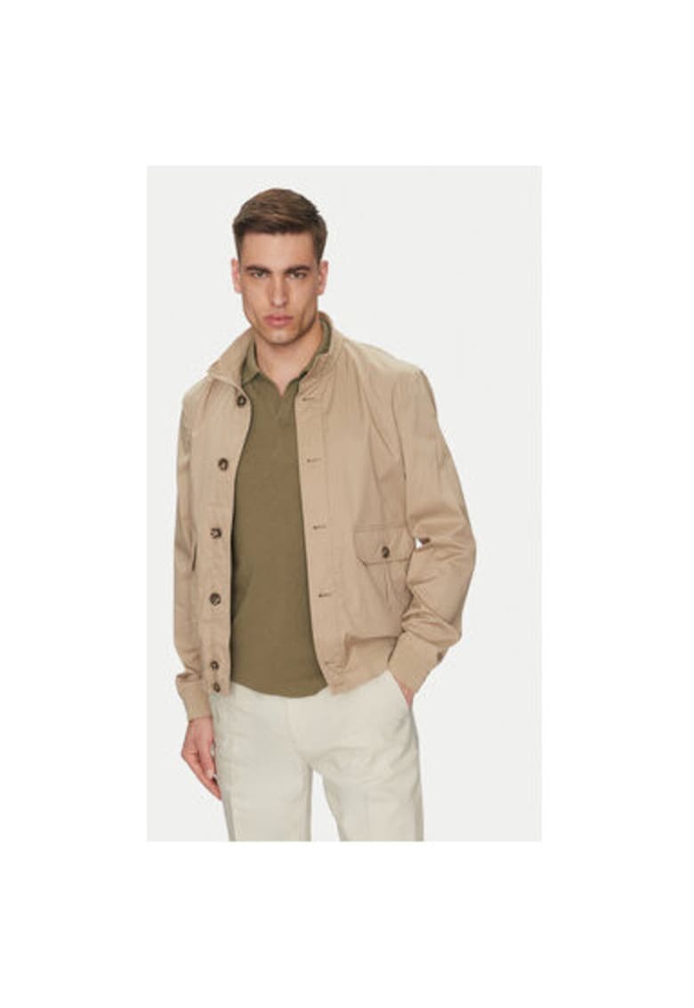 Jacheta barbati M5520Q-T3219 - Bumbac/Poliamida - Bej - Bej