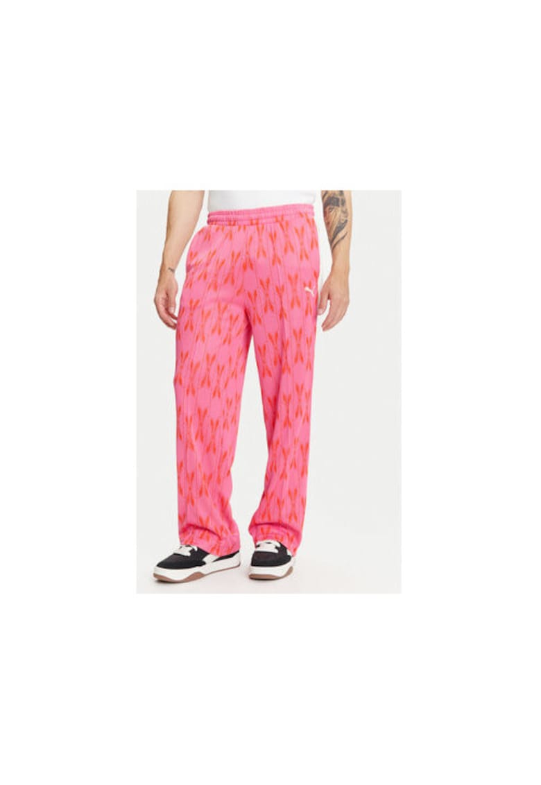 Pantaloni de trening barbati 631492 - Poliester reciclat - Roz - Roz
