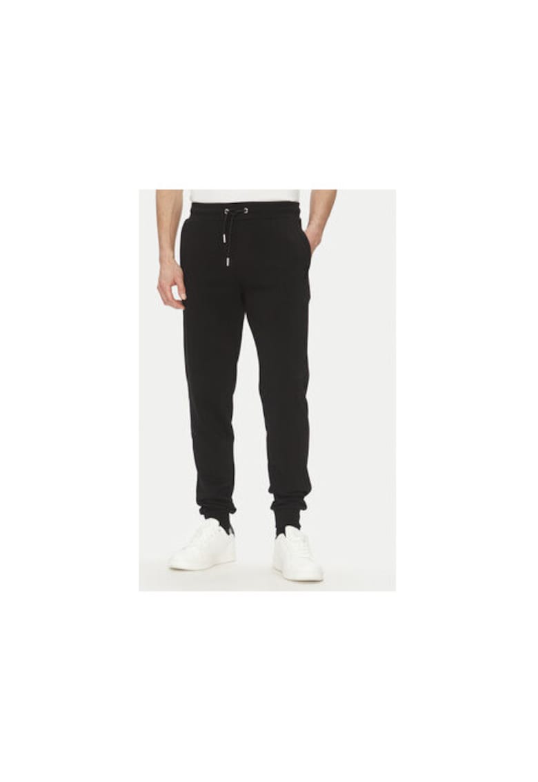 Pantaloni de trening barbati 705752 500900 - Bumbac/Poliester - Negru - Negru
