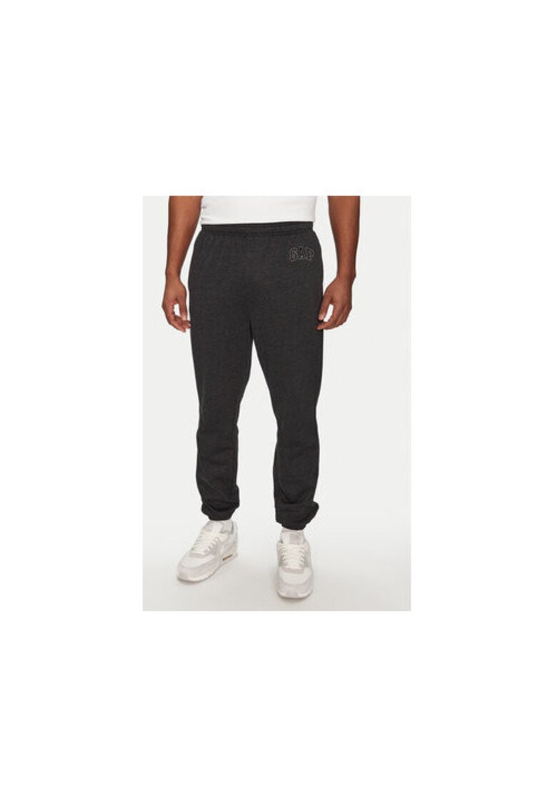 Pantaloni de trening barbati 500382-48 - Bumbac/Poliester - Gri