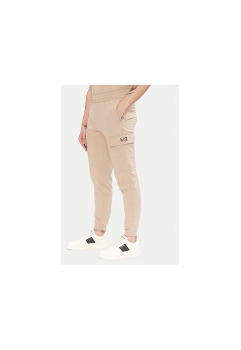 Pantaloni de trening barbati Emporio Armani - 8NPP67 PJVRZ - Bumbac - Bej