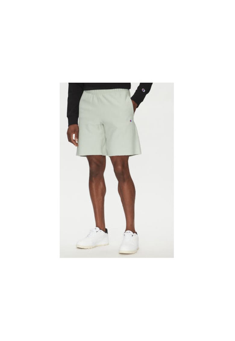 Pantaloni scurti sport barbati 220764 - Bumbac/Poliester - Verde