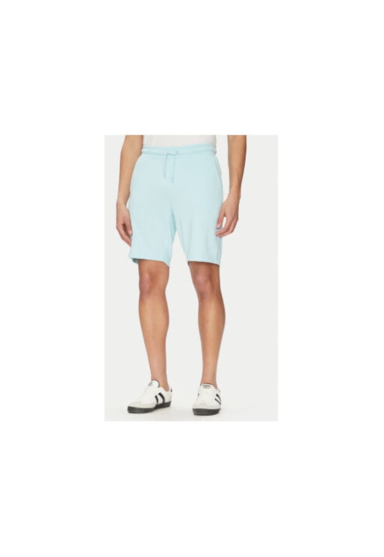 Pantaloni scurti sport barbati 20718381 - Bumbac/Poliester - Albastru