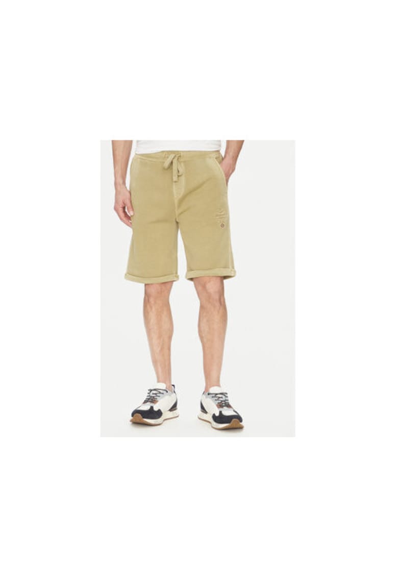 Pantaloni scurti sport barbati 251BF016F583 - Bumbac - Bej