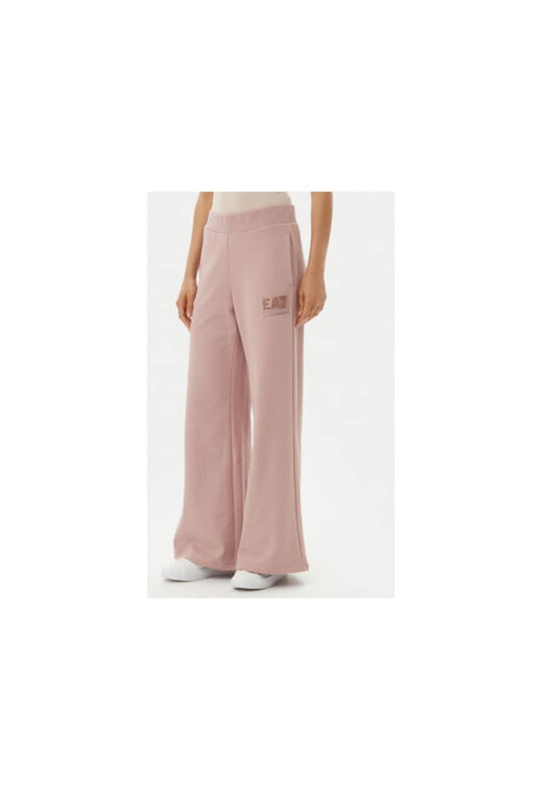 Pantaloni de trening dama Emporio Armani - 7W000179 AF12473 - Bumbac/Poliester - Roz