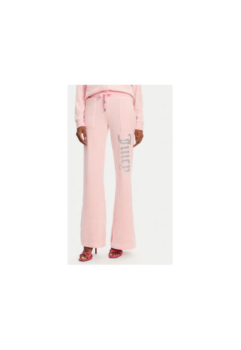 Pantaloni de trening dama JCBBJ125806 - Poliester/Elastan - Roz - Roz