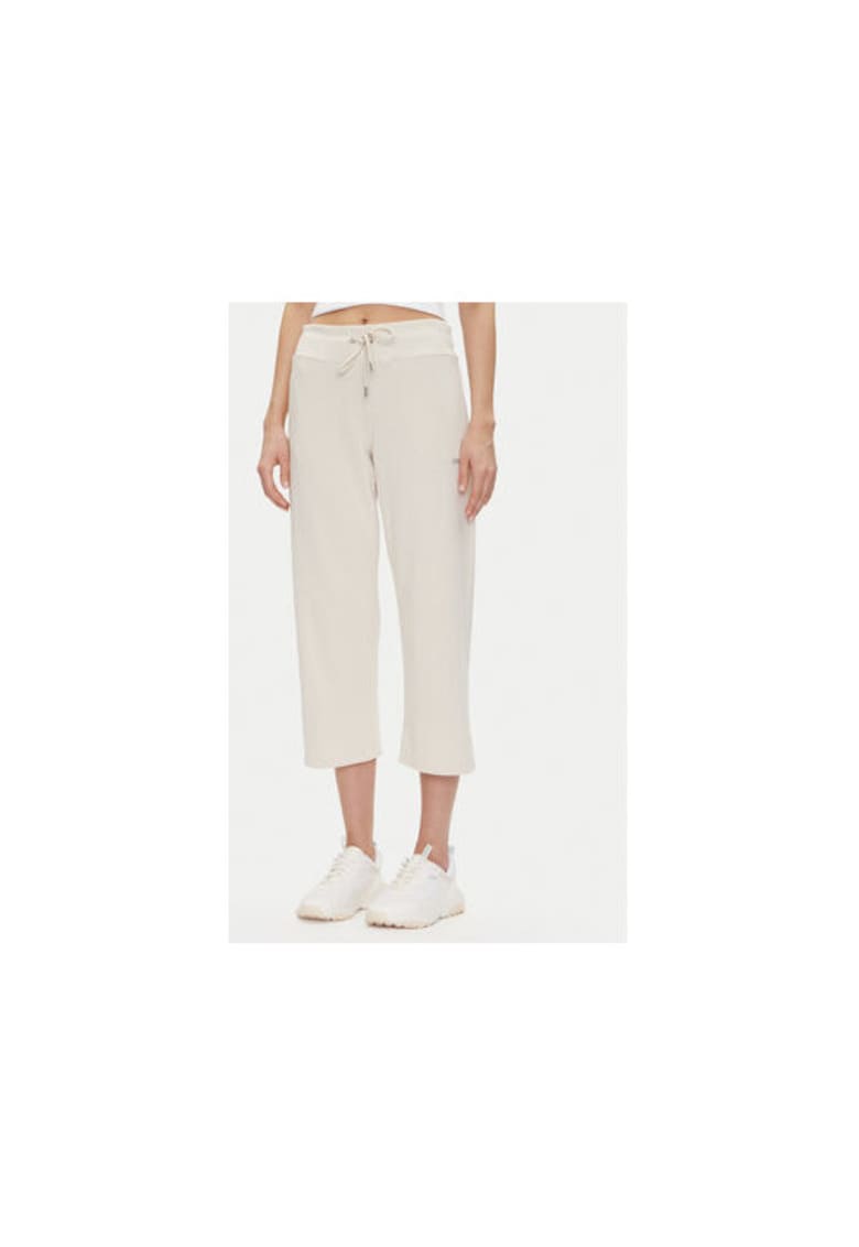 Pantaloni de trening dama  DP5P3624 - Bumbac/Poliester - Bej