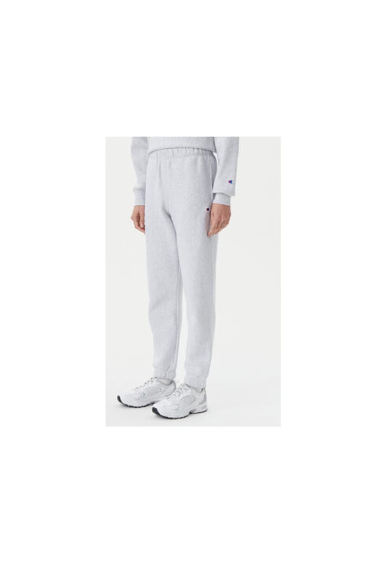 Pantaloni de trening dama 117872 - Bumbac/Poliester - Gri - Gri