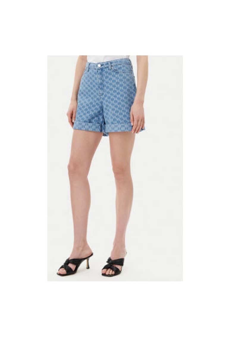 Pantaloni scurti din denim dama A2W10111 - Bumbac - Albastru - Albastru