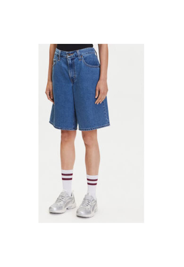 Pantaloni scurti din denim dama Levi S - 000MJ-0001 - Bumbac - Albastru Pantaloni scurti din denim dama Levi S - 000MJ-0001 - Bumbac - Albastru