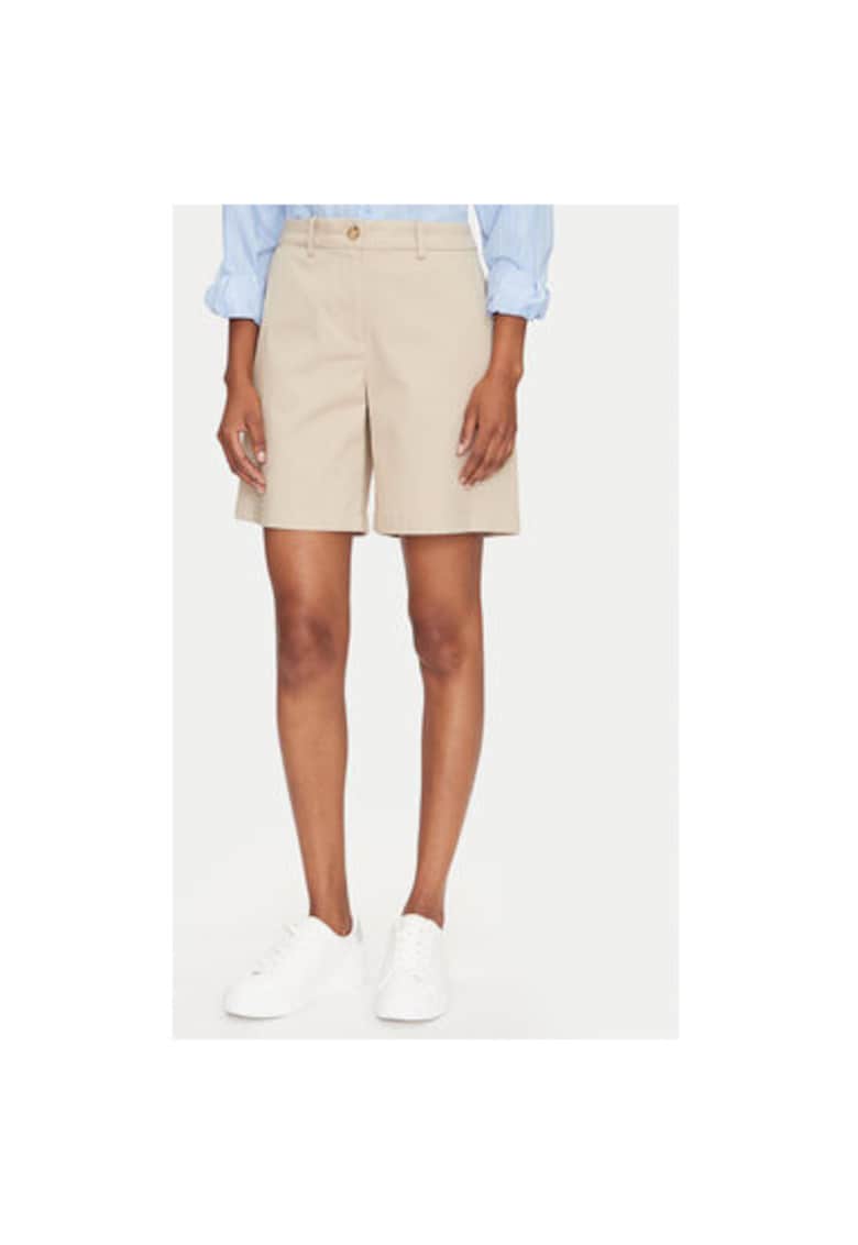 Pantaloni scurti dama 4020119 - Bumbac organic/Bumbac - Bej