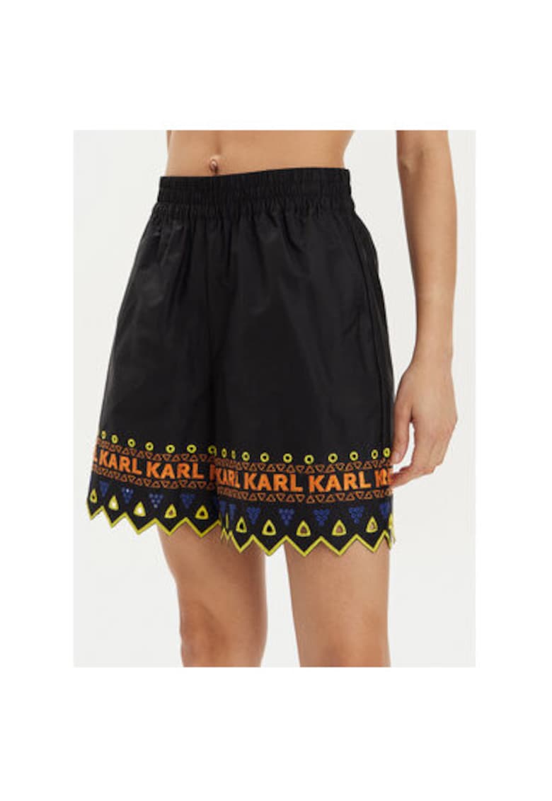 Pantaloni scurti dama 241W1003 - Bumbac organic - 38 EU - Negru