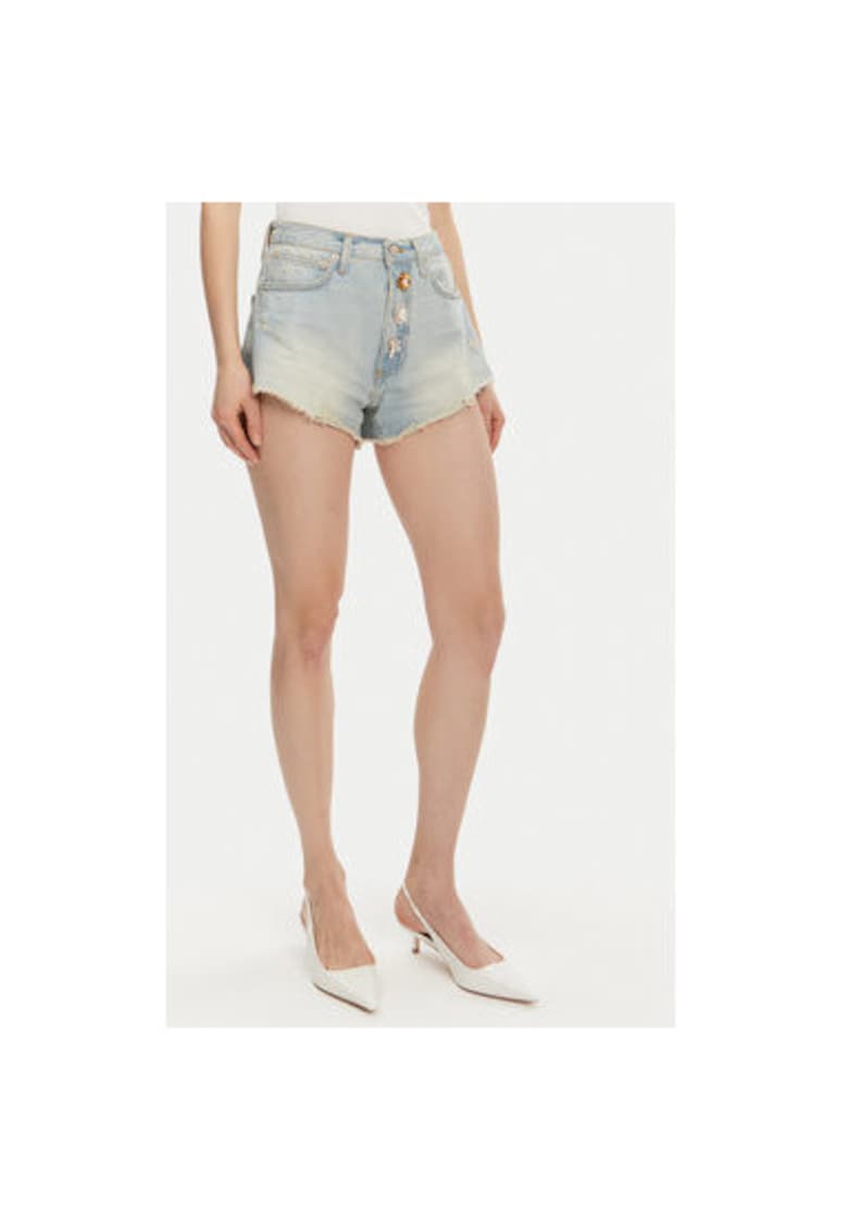 Pantaloni scurti din denim dama DD5096 - Bumbac - Albastru - Albastru