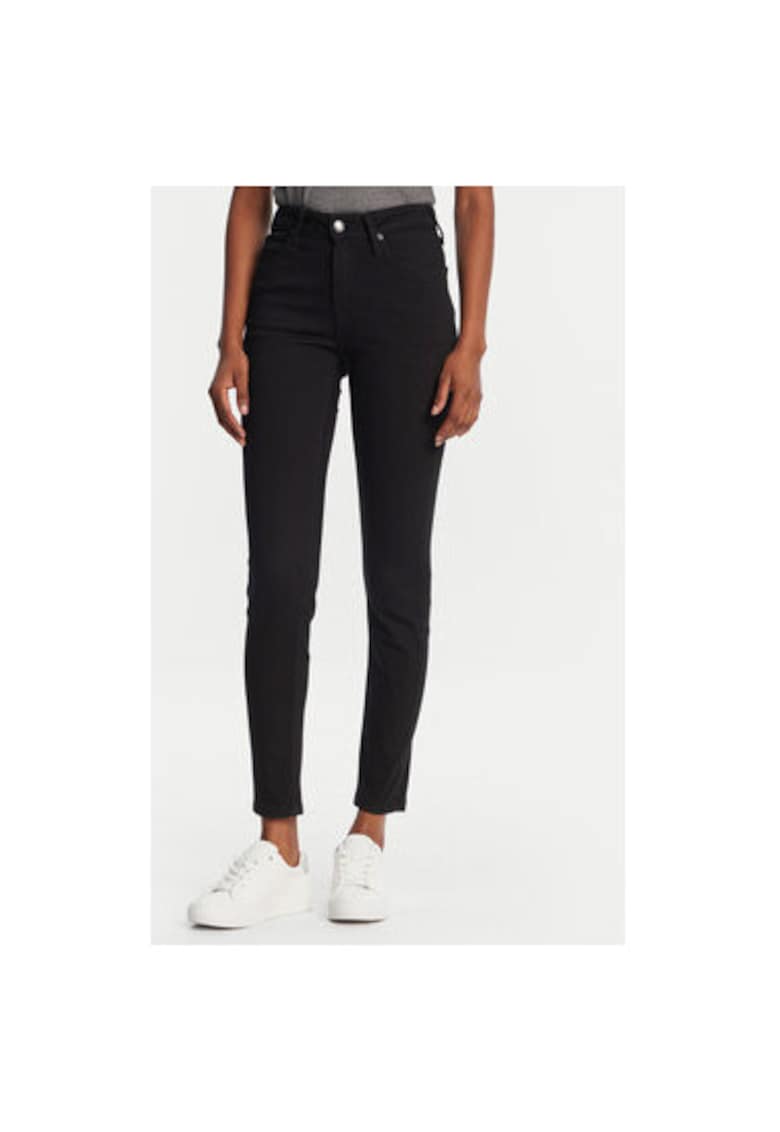 Pantaloni dama 112365072 - Bumbac - Negru - Negru