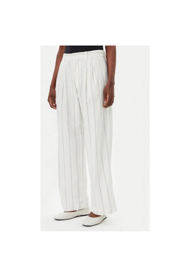 Pantaloni dama 713998-01 - In/Viscoza - Ecru - Ecru