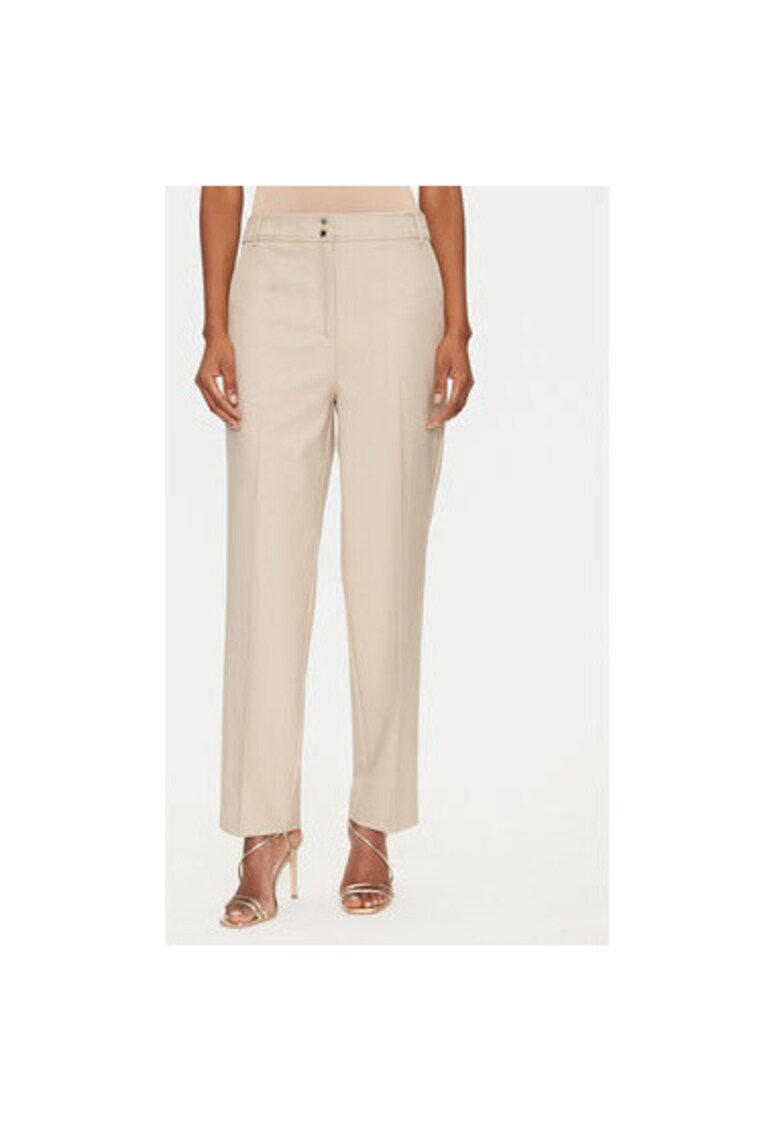 Pantaloni dama  251-PLUX.F - Poliester/Viscoza - Bej