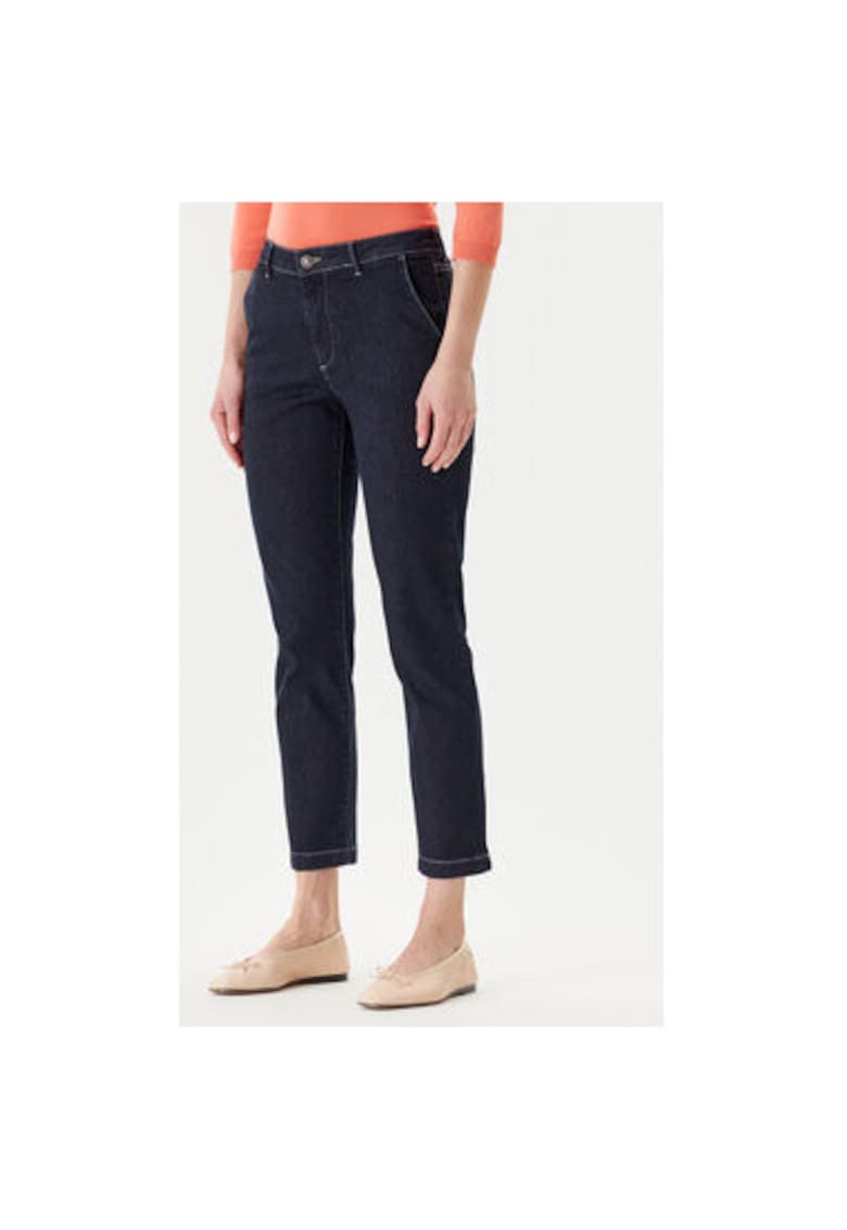 Pantaloni dama 4NF1DF02U - Bumbac - Bleumarin - Bleumarin