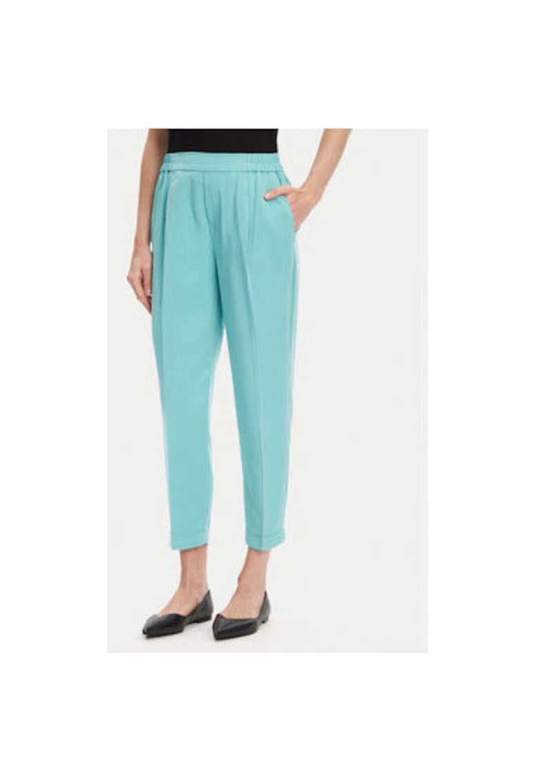 Pantaloni dama  4Y09DF079 - Lyocell - Verde