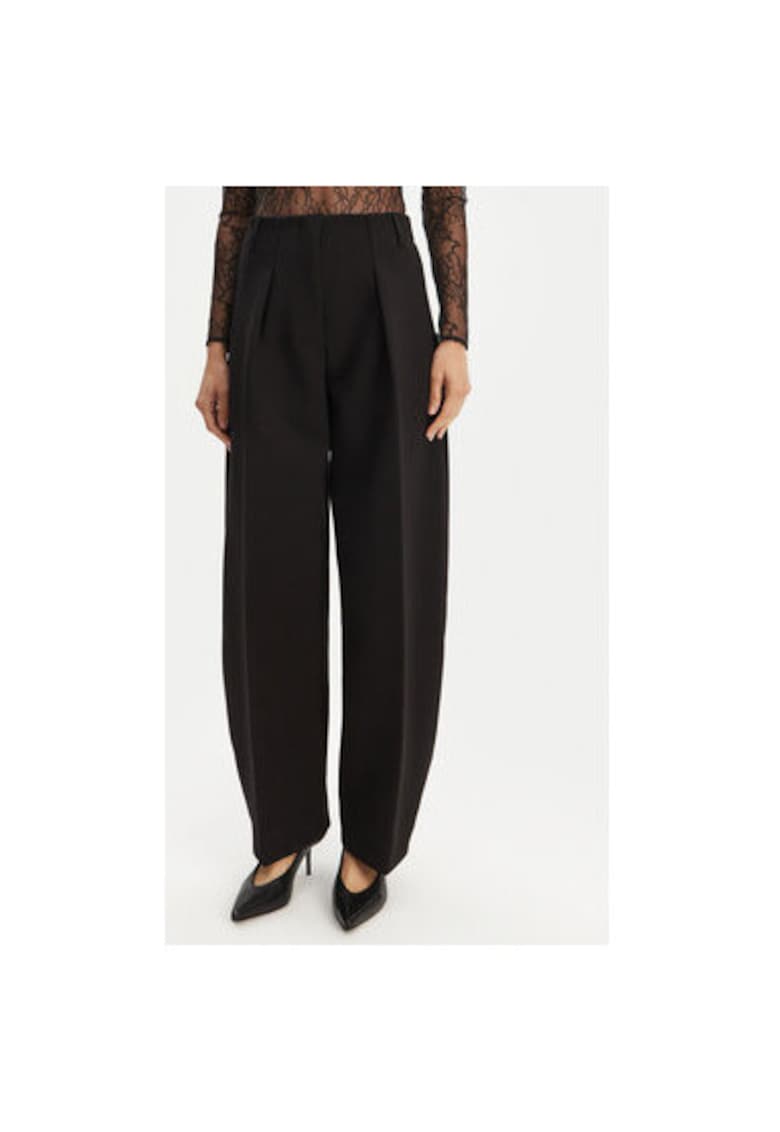 Pantaloni dama 24E241PA0791718 - Poliester/Viscoza - Negru