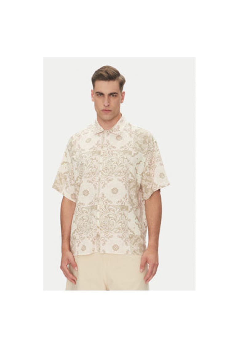 Camasa barbati Jack Jones - 12277225 - Bumbac/In - Bej - Bej