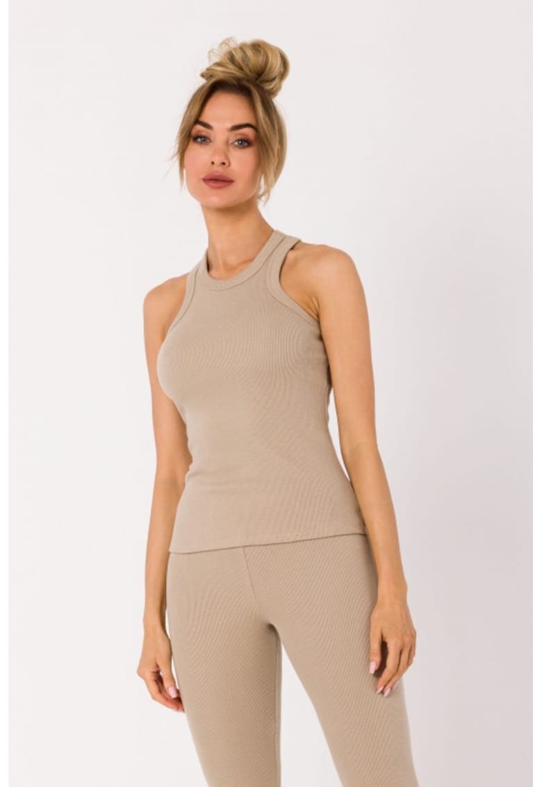 Top din tricotaj - - Bej