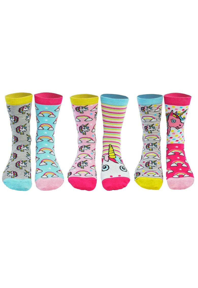 Set de sosete cu imprimeu personalizat - 6 piese