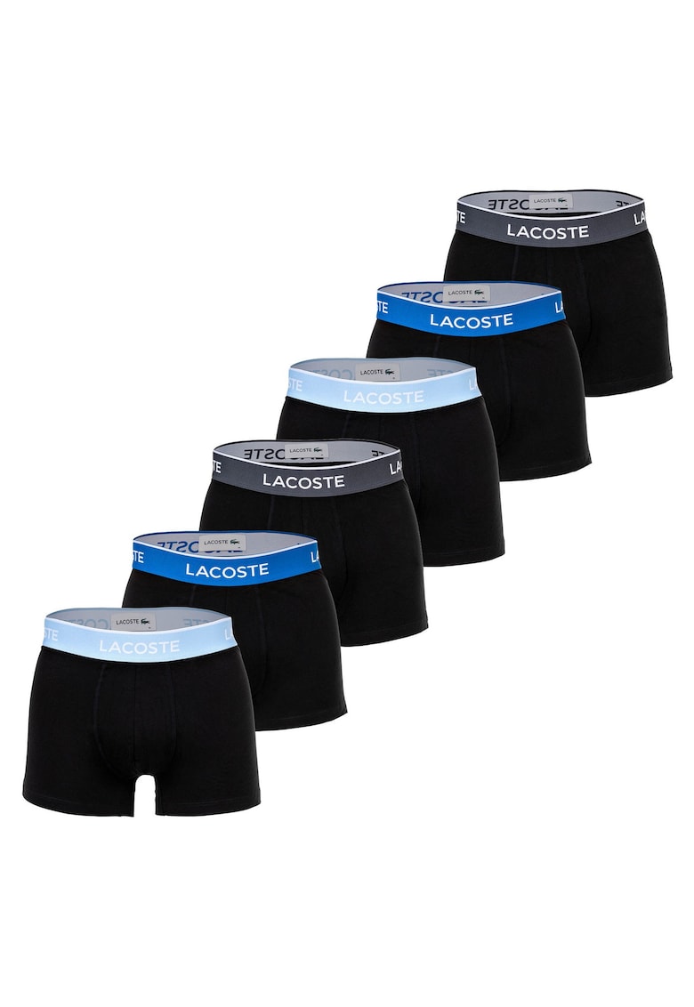 Set de boxeri cu logo – 6 perechi – Negru/Gri/Albastru Set de boxeri cu logo – 6 perechi – Negru/Gri/Albastru