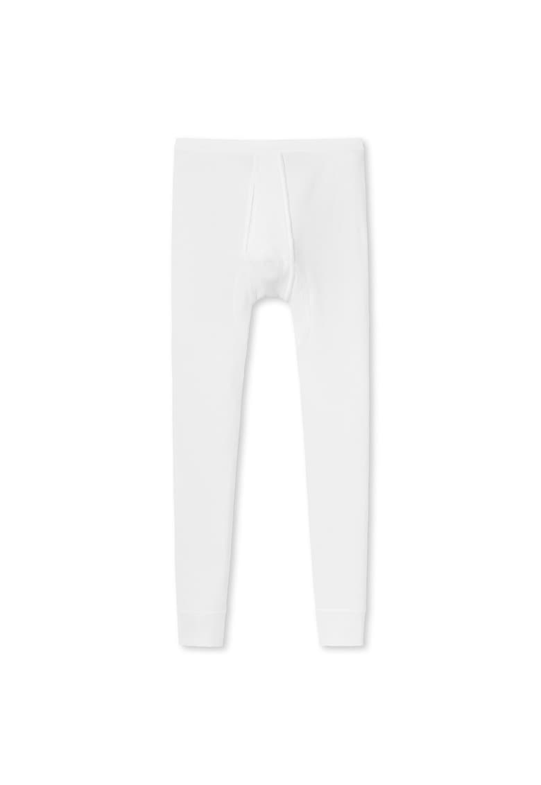 Schiesser Indispensabili lungi cu model uni - Alb