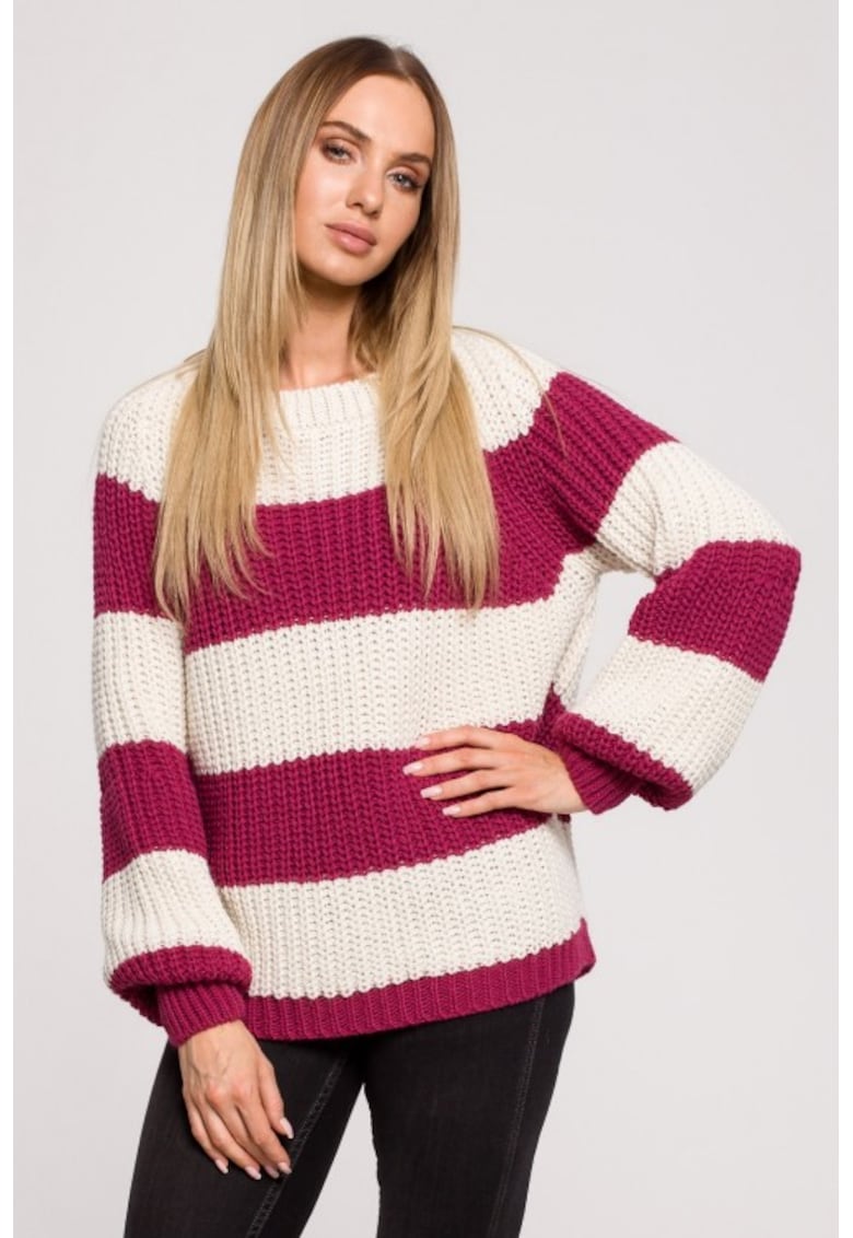 Pulover in dungi - Raspberry Pink