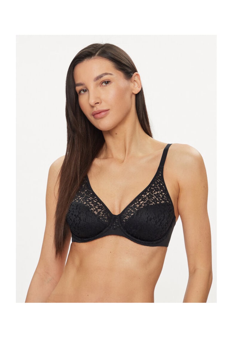 Sutien C13F10 - Nylon/Elastan - Negru - Negru