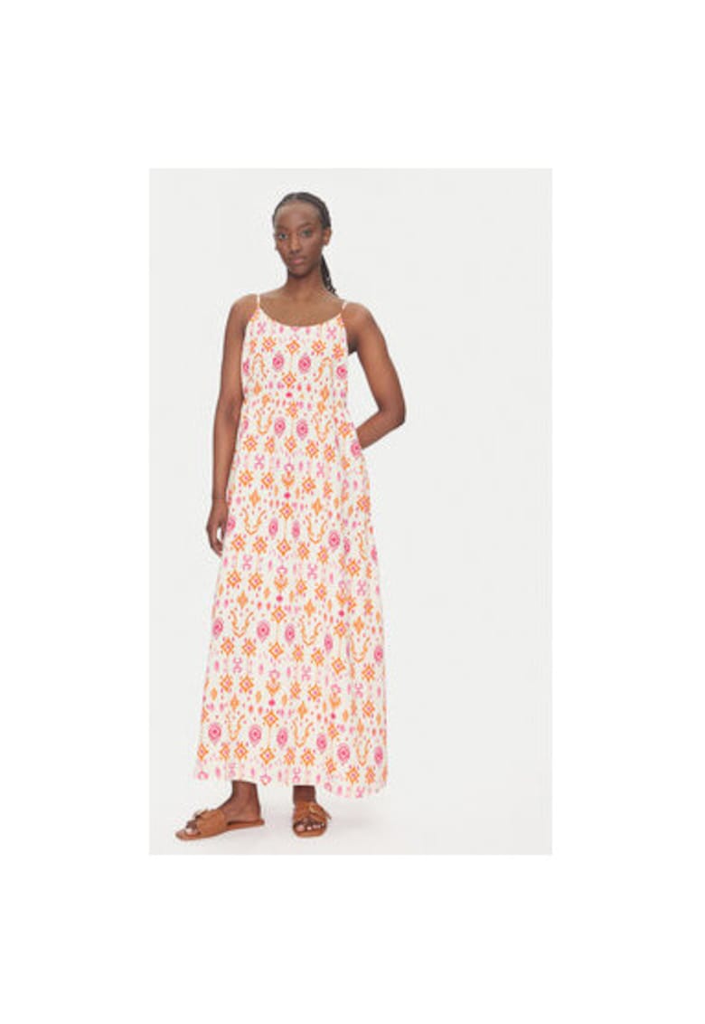 Rochie maxi cu model floral Rochie maxi cu model floral