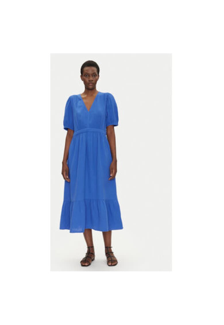 Rochie dama 717787-00 - Bumbac - Albastru