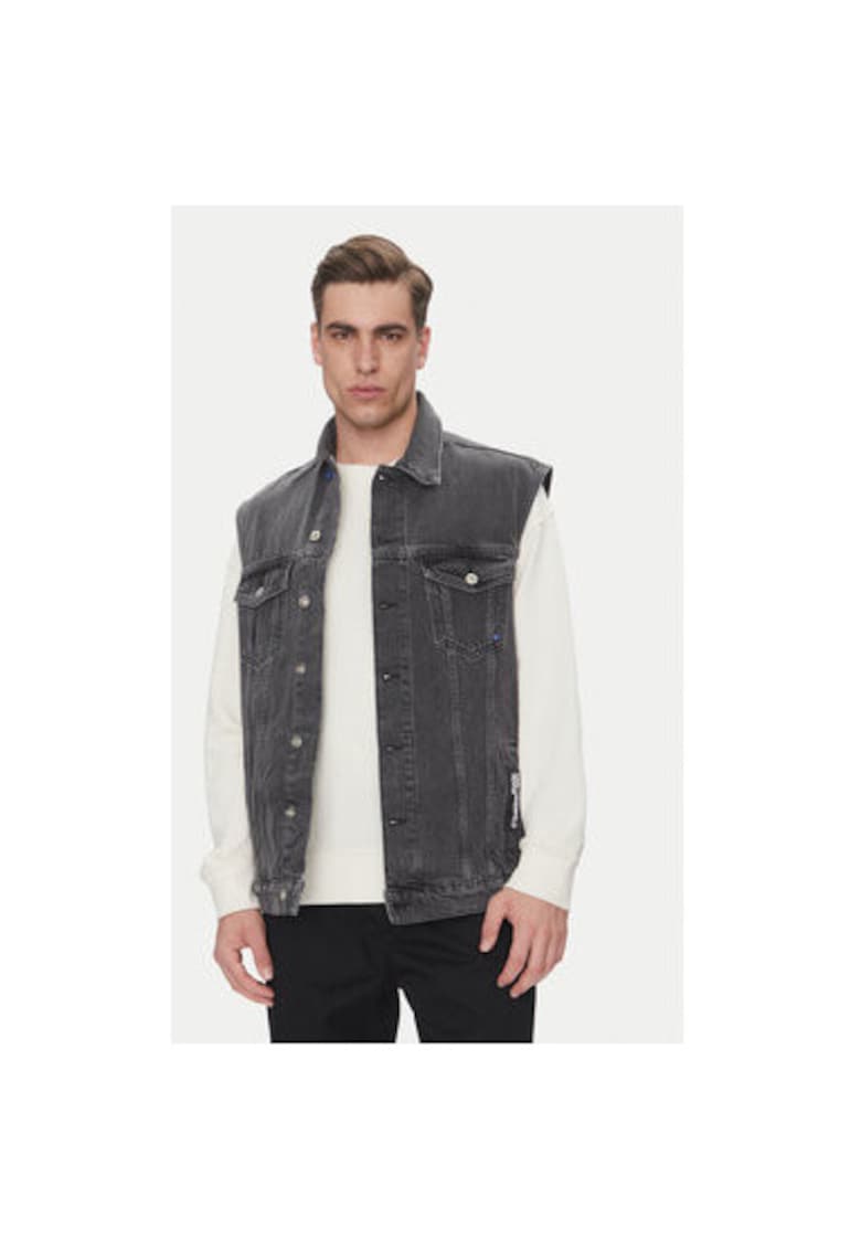 Vesta barbati  A2M14017 - Bumbac - Gri