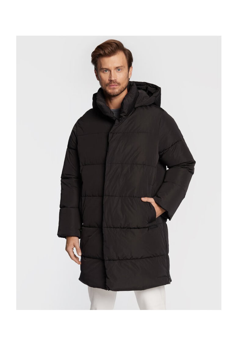 Geaca de iarna barbati 52S00742-1T004085 - Poliester - 58 EU - Negru